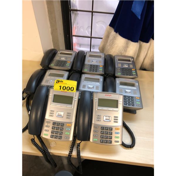 8 AVAYA DISPLAY PHONE HANDSETS