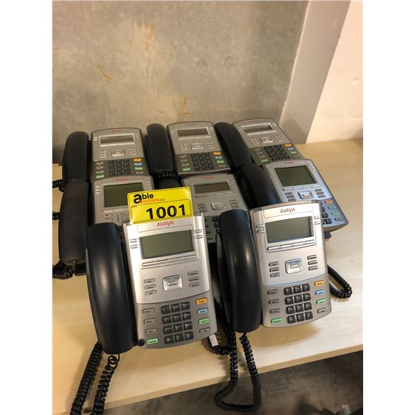 8 AVAYA DISPLAY PHONE HANDSETS