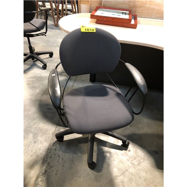 GREY EURO-STYLE TASK CHAIR