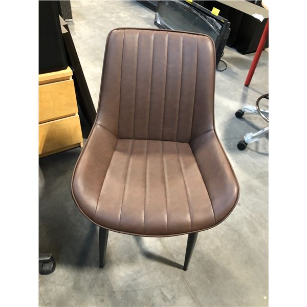 BROWN/BLACK SIDE CHAIR