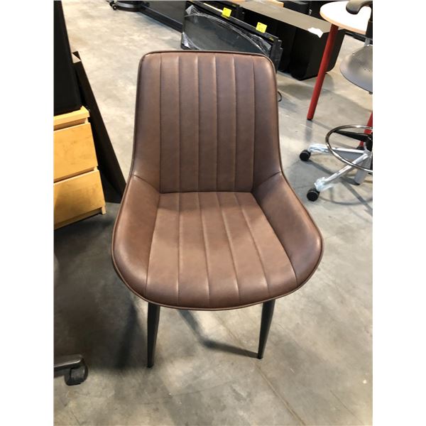 BROWN/BLACK SIDE CHAIR