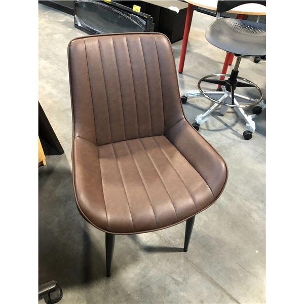 BROWN/BLACK SIDE CHAIR