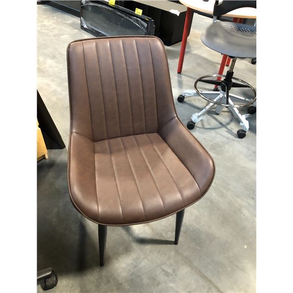 BROWN/BLACK SIDE CHAIR