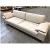 Image 1 : HJELLE ARENA FOSSIL PRESCOTT LEATHER 96" SOFA, RETAIL PRICE $ 10,022