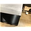 Image 2 : DESIGN WITHIN REACH BLACK CURVED 44" BENCH WITH SOME COSMETIC DAMAGE