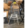 Image 1 : HERMAN MILLER EAMES WIRE CHAIR OUTDOOR, RETAIL PRICE $1,130