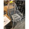 Image 2 : HERMAN MILLER EAMES WIRE CHAIR OUTDOOR, RETAIL PRICE $1,130