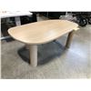 Image 2 : DESIGN WITHIN REACH OHM NUDE LARGE COFFEE TABLE, RETAIL VALUE $ 1,990