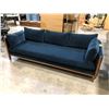 Image 1 : DESIGN WITHIN REACH EMMY SOFA, BLUE (BROKEN LEG)