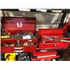 Image 1 : 2 TOOL BOXES WITH MISCELLANEOUS HAND TOOLS, INCOMPLETE TAPPING BITS AND MORE