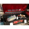 Image 2 : TOOL BOX INCLUDING CONTENTS, ANVIL 2G PANCAKE AIR COMPRESSOR AND SHOP AIR 500 AIR MOVER
