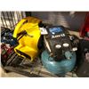 Image 3 : TOOL BOX INCLUDING CONTENTS, ANVIL 2G PANCAKE AIR COMPRESSOR AND SHOP AIR 500 AIR MOVER