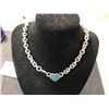 Image 1 : TIFFANY STYLE CHOKER MARKED .925 - AUTHENTICITY UNKNOWN