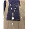 Image 2 : SWAROVSKI 3 STAR DROP CRYSTAL NECKLACE