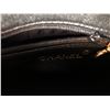 Image 3 : CHANEL BLACK LEATHER QUILTED PURSE WITH GOLD CHAIN STRAP AND FRINGE, MADE IN ITALY -