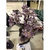 Image 1 : 15 INCH LARGE AMETHYST TREE BRAZIL BASE RETAIL VALUE $2,400