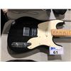 Image 3 : BLACK/WHITE FENDER SQUIRE ELECTRIC GUITAR, NO STRINGS