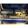 Image 2 : TOOL BOX WITH MISC HAND TOOLS AND STORAGE CASE OF TOOLS, DRILL BITS ETC.