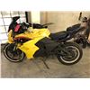 Image 1 : YELLOW DAYMAK ELECTRIC MOTOR CYCLE WITH KEY NO CHARGER