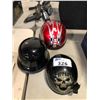 Image 1 : 3 BIKER SAFETY HELMETS