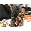 Image 2 : WOOD & SOAP STONE CARVED FIGURES AND MISC DECOR