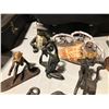 Image 3 : WOOD & SOAP STONE CARVED FIGURES AND MISC DECOR