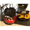 Image 1 : PORTER CABLE PANCAKE COMPRESSOR AND DEWALT DCV581H WET/DRY VACUUM