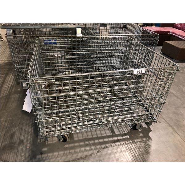 40" X 48" X 32" COLLAPSIBLE WIRE CONTAINER