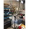 Image 2 : LIGHTED TWIG TREE WITH STAND AND DECOR WITH MISSING POWER SOURCE