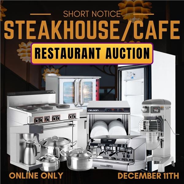 WELCOME TO OUR STEAKHOUSE & CAFE RESTAURANT