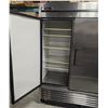 Image 2 : TRUE STAINLESS STEEL 3-DOOR COOLER ON CASTERS