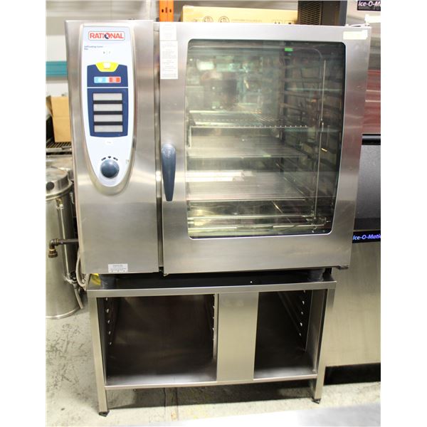 RATIONAL COMBI OVEN- STEAMER MOD# SCC102G WITH