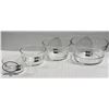 Image 1 : SET OF 4 ARCOROC UNISSON STACKABLE GLASS BOWLS