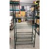 Image 1 : 5-TIER GREEN WIRE RACK 36" X 18" X 75"