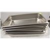 Image 1 : STACK OF RECTANGULAR STEAM TRAY ST. STEEL INSERTS