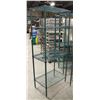 Image 1 : 4-TIER GREEN WIRE RACK 30" X 18" X 72.5"