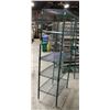 Image 1 : 5-TIER GREEN WIRE RACK 30" X 18" X 72.5"