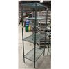 Image 1 : 4-TIER GREEN WIRE RACK 30" X 18" X 72.5"