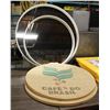 Image 1 : LOT OF CAFE DECOR; 2 ROUND MIRRORS & WALL HANGINGS