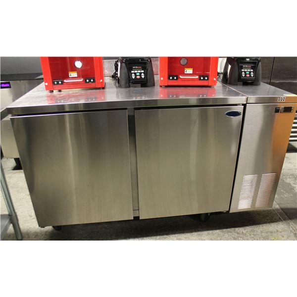 NORLAKE 2 DOOR STAINLESS STEEL UNDER THE COUNTER