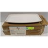 Image 1 : CASE OF 6 CHURCHILL SQUARED OBLONG PLATES