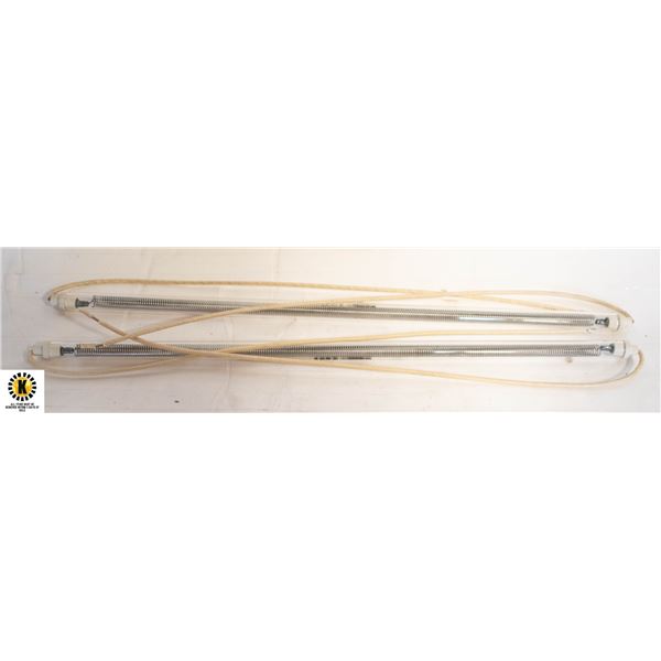 2 NEW QUARTZ HEATING ELEMENT 4800W 16 1/4"