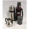 Image 1 : 1 TIM HORTONS THERMOS WITH EXTRA THERMOS MUGS