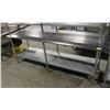 Image 1 : DUKE STAINLESS STEEL WORKTABLE W/ UNDERSHELF