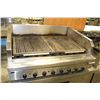 Image 1 : QUEST CHARBRIOLER COUNTER TOP GAS 8 BURNER W/ 2