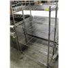 Image 1 : LOT OF 2 STAINLESS STEEL WIRE RACKS 14"X 36"X 54"