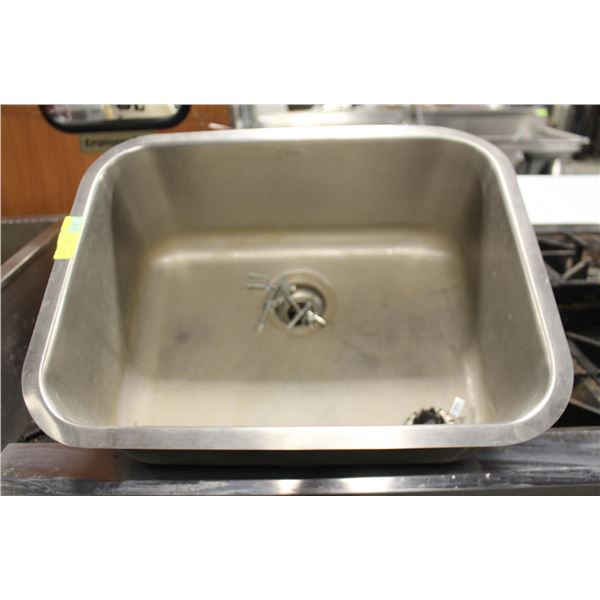 DROP IN S/S SINK 22" X 8" DEEP