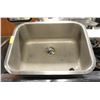 Image 1 : DROP IN S/S SINK 22" X 8" DEEP