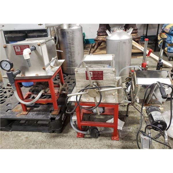 PALLET OF WINE MAKING EQUIPMENT & ACCESSORIES