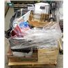 Image 1 : PALLET OF MISC. CAFE CONTENTS; HIGHCHAIR/ FRYER/